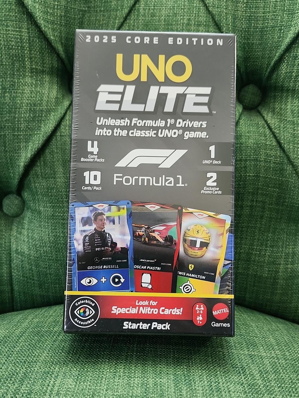 UNO Elite Formula 1 Starter Pack - Black, Yellow, Red, Blue